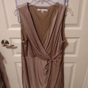 Gold shimmery dress